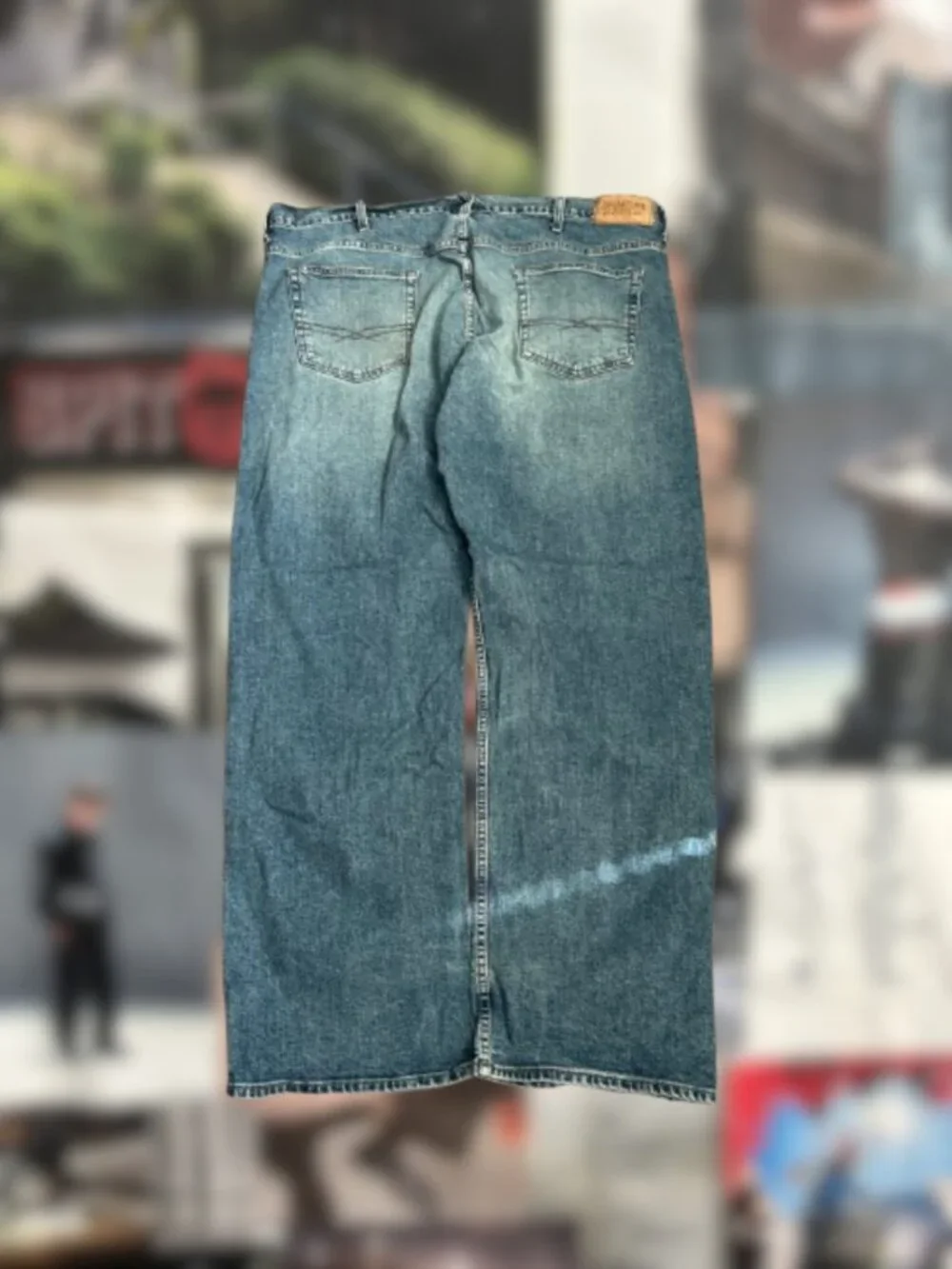 Levi's Men's Blue and Navy Jeans